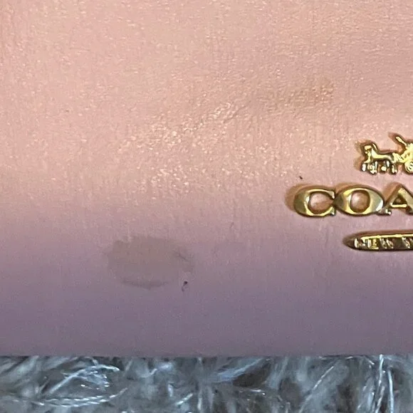 EUC Coach Medium Corner Zip Wallet in Signature Canvas - Picture 9 of 11